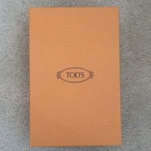 Tods original shoe box&dust bag